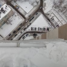 Чистка снега и наледи с крыши, пр-д Погонный